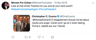 Illustration for article titled Michael Cohen Reportedly Paid Someone to Create a Fake Twitter Account Calling Him Hot and SmartÂ